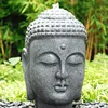 Granite Stone Garden Buddha Head Water Fountains