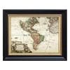 decorative old map picture frame manufacturer for home decor
