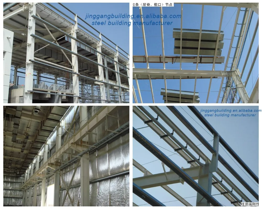 Prefab Two Story Steel Structure Building Workshop Warehouse