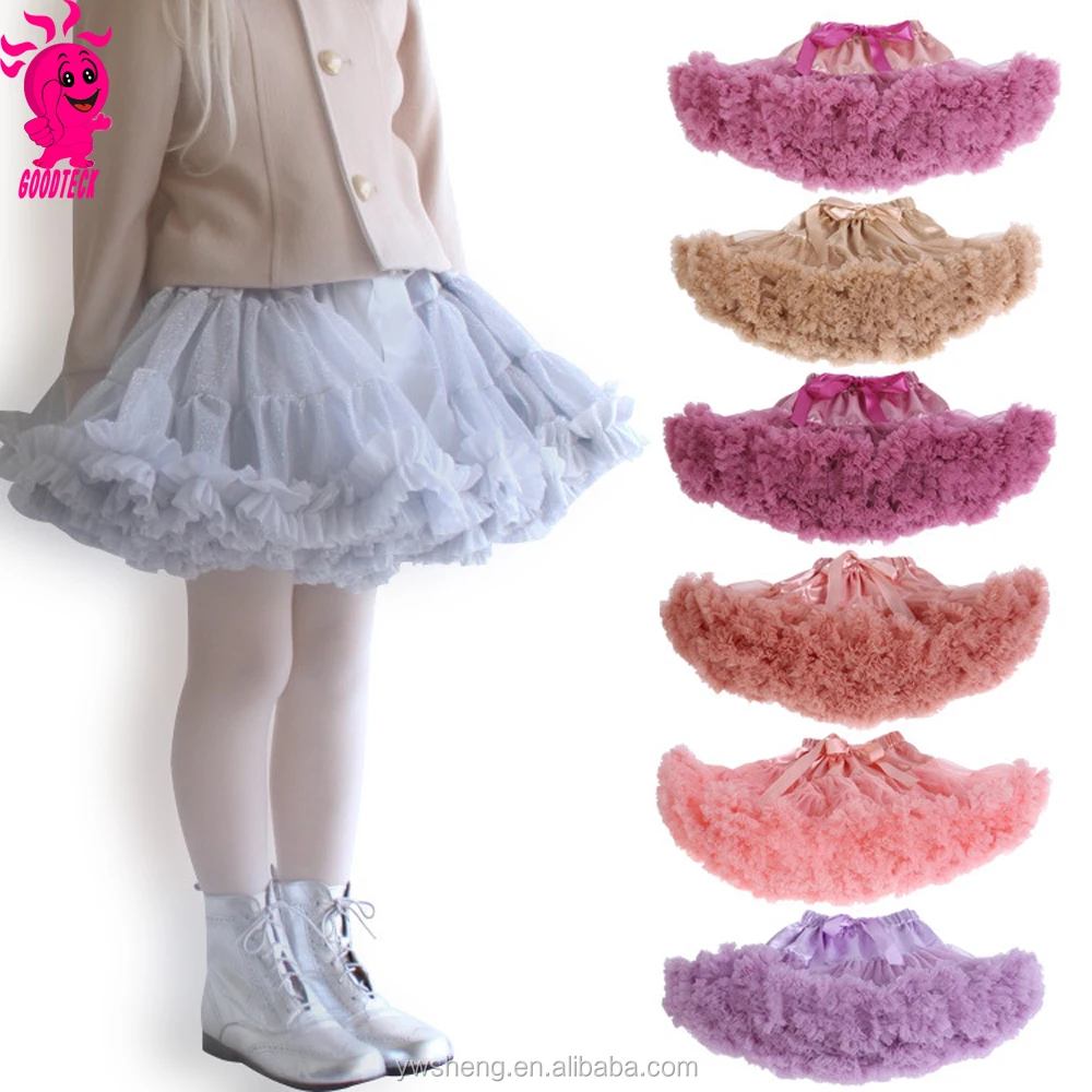 

2019 hot selling BABY girls tutu skirts kids pettiskirts Wholesale Birthday Tutu Pettiskirt, Color mixing