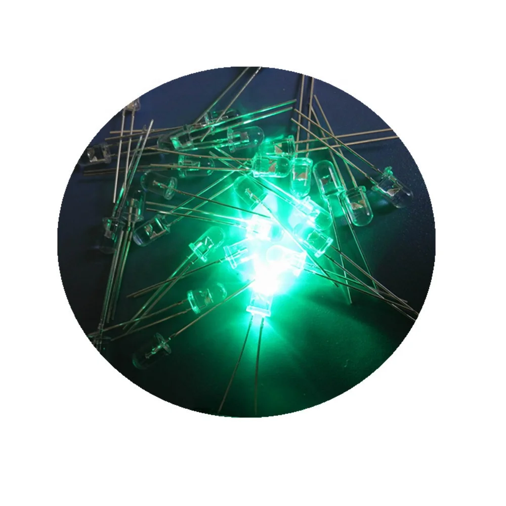 
5mm Green led diode with 45 degree beam angle for Green LED Cross Light 