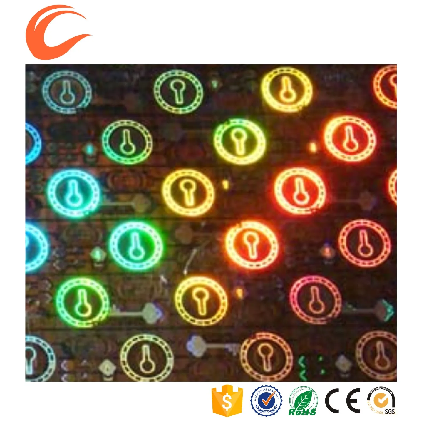 2018 Security Sticker Waterproof Sticker for phone charger