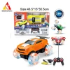 High speed RC car and mobil with strong wheels and hard shell