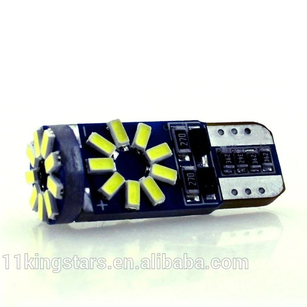 High-end light for European American market T10 3014 27SMD canbus led w5w t10 194 4014 27led t10w5w led canbus led light t10