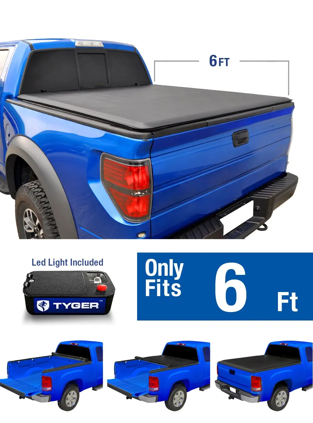 Buy Tyger Auto Tg Bc1f9025 Topro Roll Lock Pickup Tonneau Cover Fits 82 13 Ford Ranger Not Splash Flareside 94 11 Mazda Pickup 6 Short Bed In Cheap Price On Alibaba Com