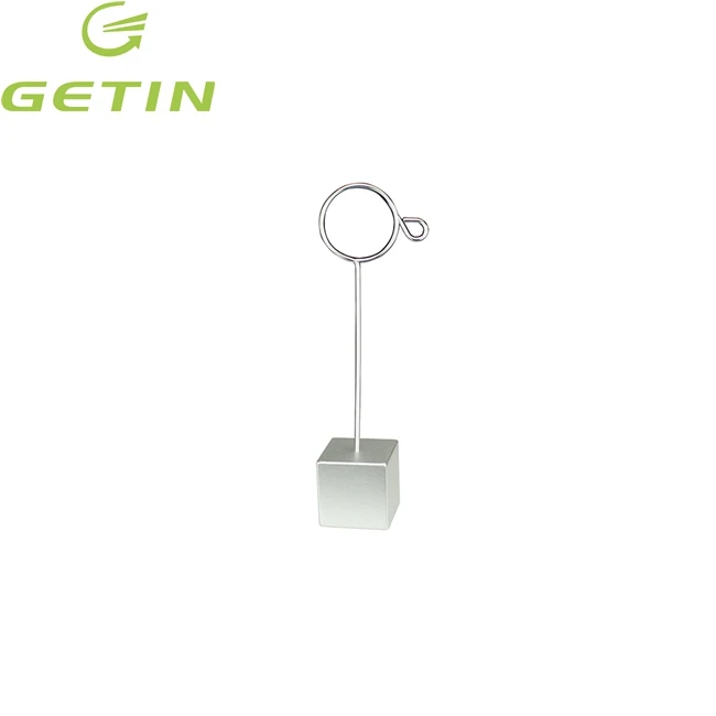 
Custom printed round hot design metal wire memo clip factory direct holder for promotions 