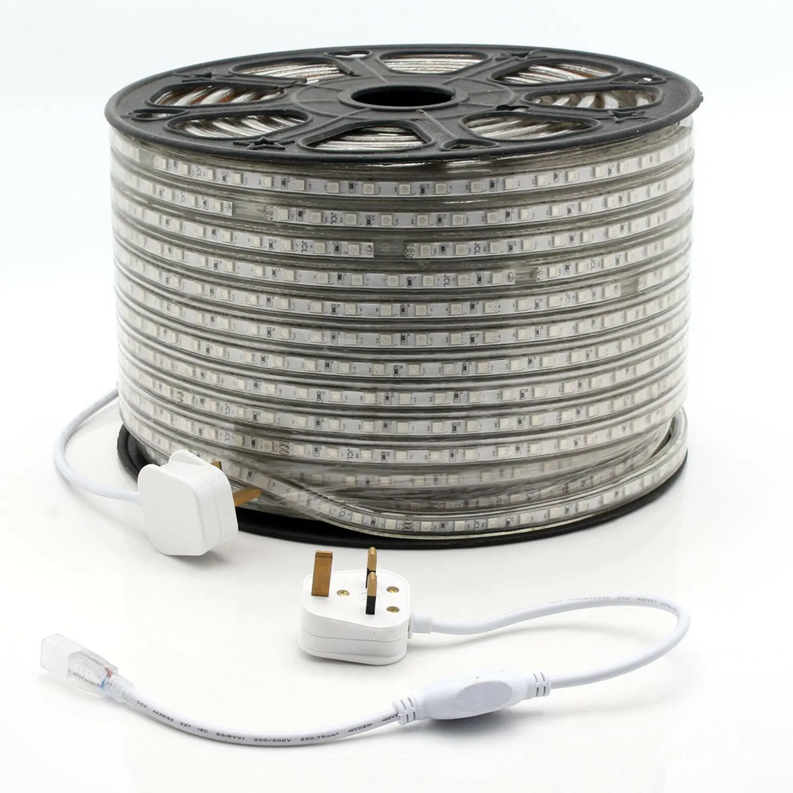 Cool White LED Strip 220V 240V IP67 Waterproof 5050 SMD Outdoor Rope Tape Light