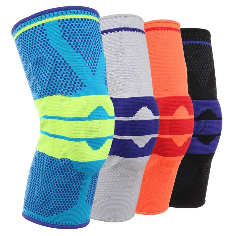 

Wholesale unisex leg sleeve pad kneecap guard brace fashion design, Black/red/blue/orange/green