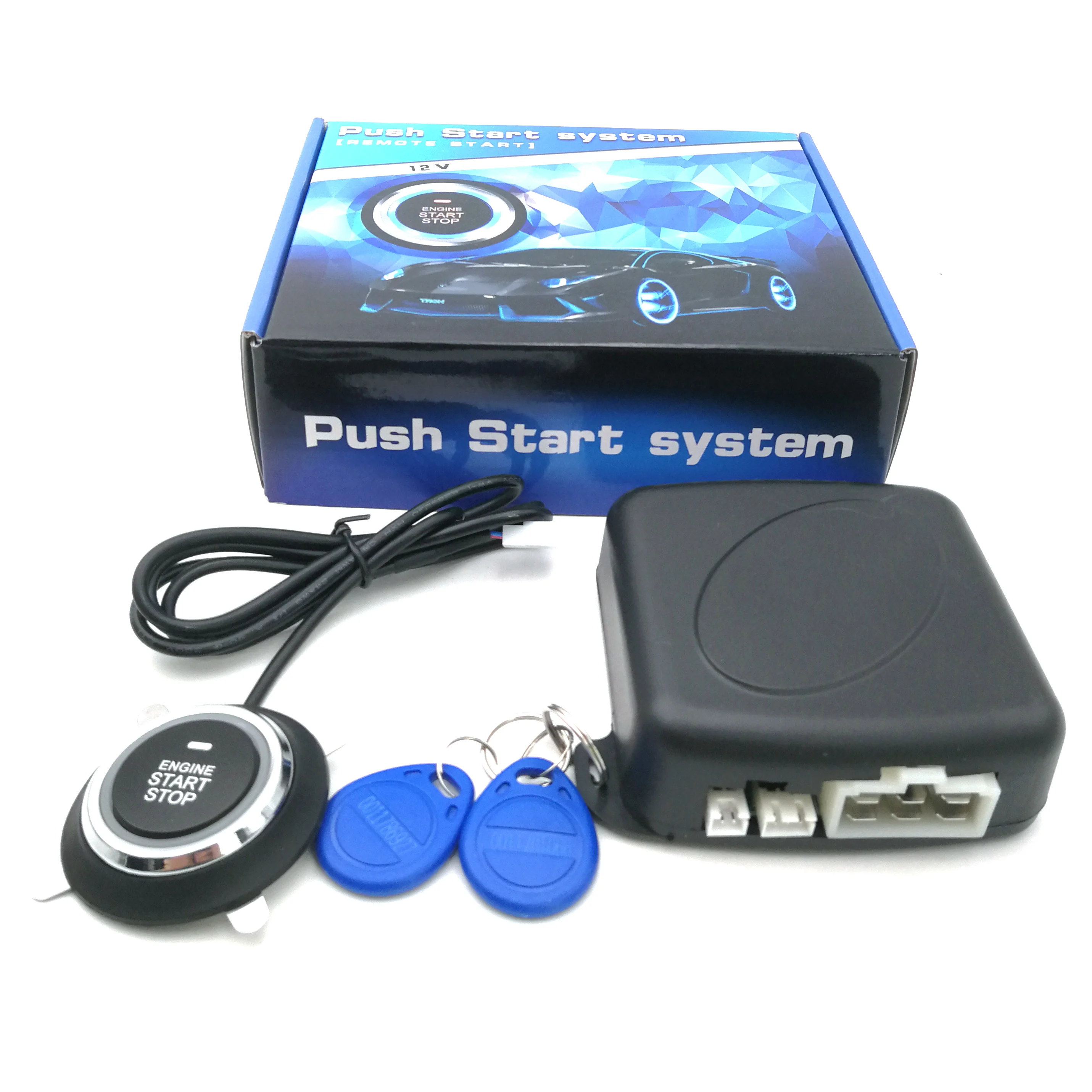 Universal Car Rfid Smart Key Ignition Button Engine Start Keyless Entry