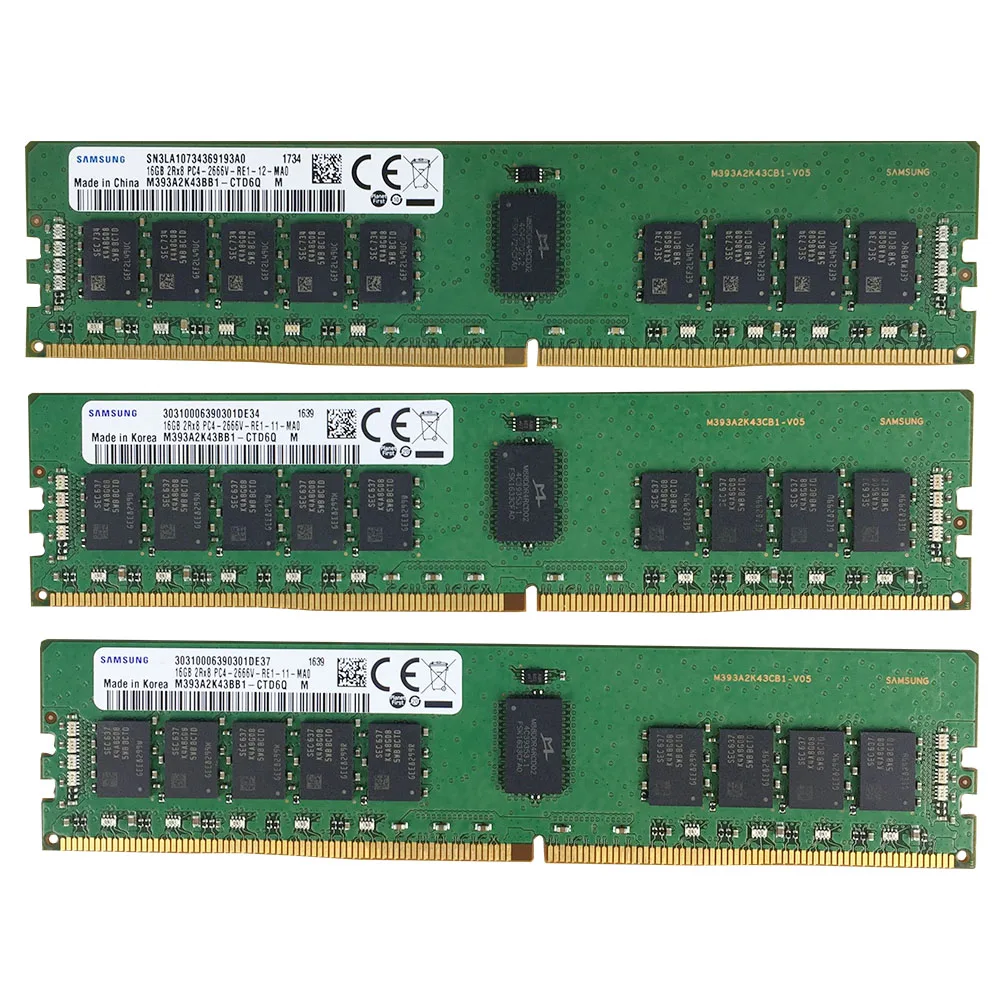 

wholesale price original 2666 3200MHz ECC REG DDR4 8GB 16GB 32GB ECC RAM memory