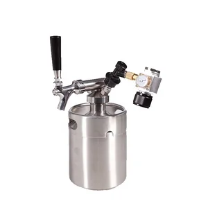 SSKEG Stainless Steel Wide Mouth Pressurized Keg 2 Liter 64 oz beer growler