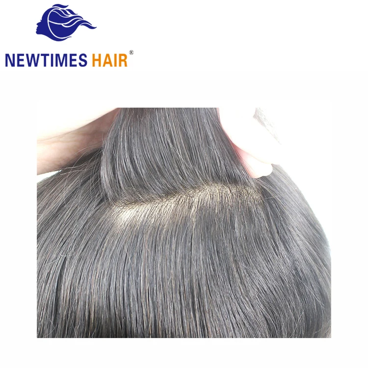 

8 Inches Injected Super Thin Skin Toupee Indian Human Hair Non Surgical Hair Replacement Toupee