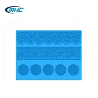 

Fondant silicone big lace mats for cake and cupcake new creating fondant silicone molds