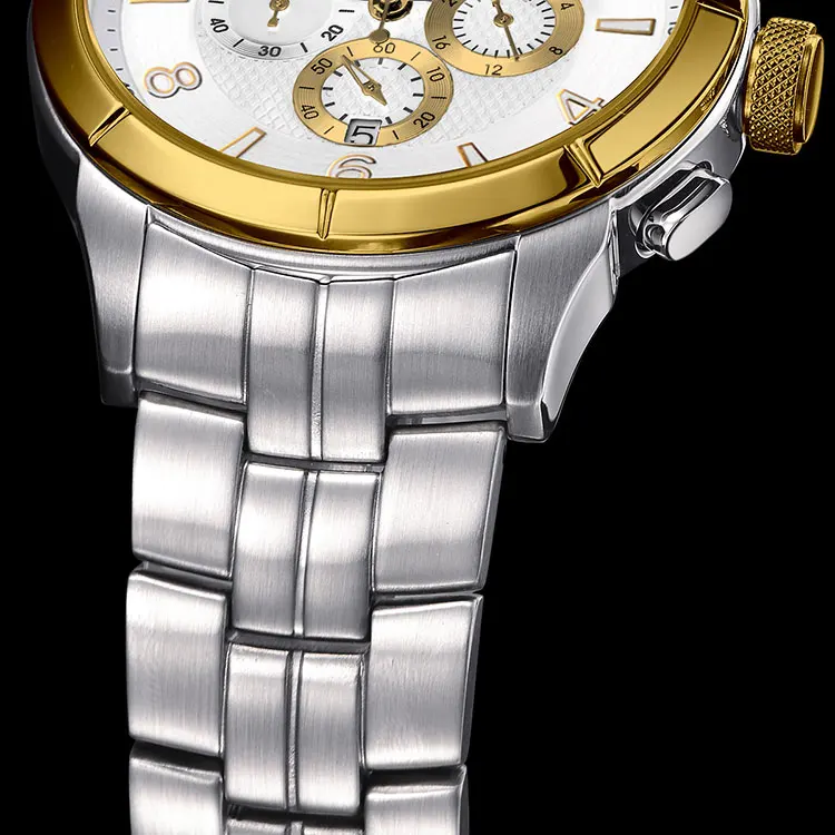 Cheap Price Classic Japan Movt Quartz Watch Stainless Steel Back Of