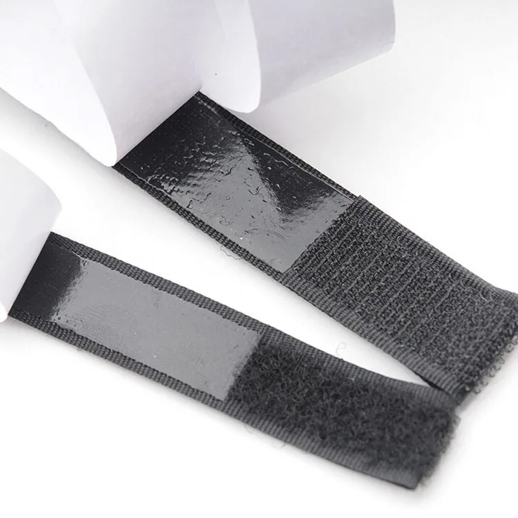 

Good price self adhesive hook and loop tape for garment, Black, white