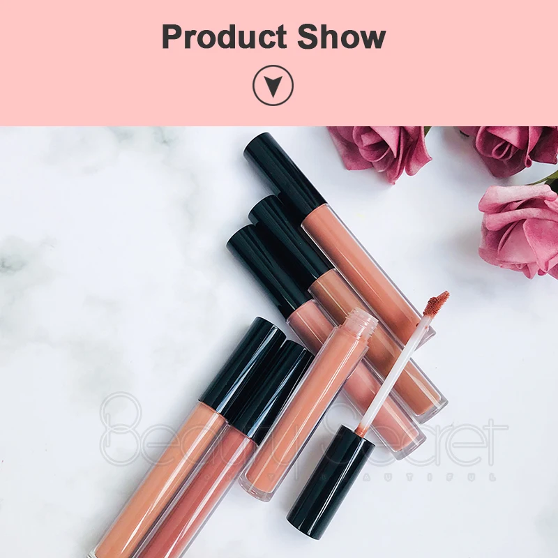 wholesale vegan Matte Liquid Waterproof 6 Colors Long Lasting OEM Good Quality Private Label Custom Lipstick