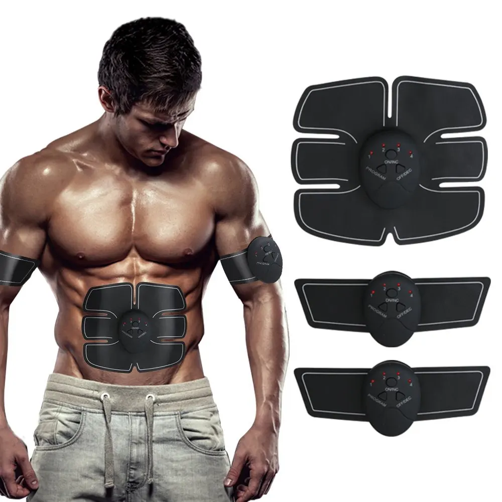 Abdominal Muscle Toner Body Toning Fitness Training Gear Abs Fit Training ABS Fit Weight Muscle Training Ab Belt Toning Gym Work