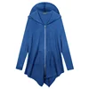 5XL Plus Size Hooded Cape Coat Sweatshirt Jacket for women