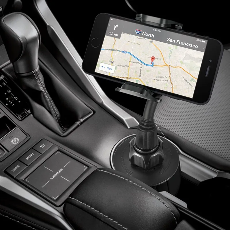 

Universal Cup Holder Car Mount for GPS/Smart Phone iPhone/Samsung/LG Cell Phone