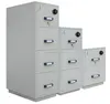 2 hrs fireproof vertical drawers steel metal data filing safes cabinet