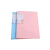 Plastic A5 display clear book file folder with pocket