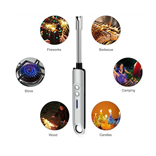 
US Everyman Atomic Electric Plasma Arc Lighter For BBQ Display Power Electric Lighters 