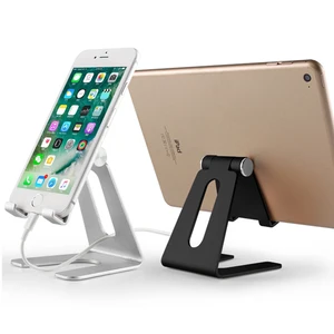 2019 amazon top seller desktop adjustable smartphone and tablet display stand folding metal mobile phone support