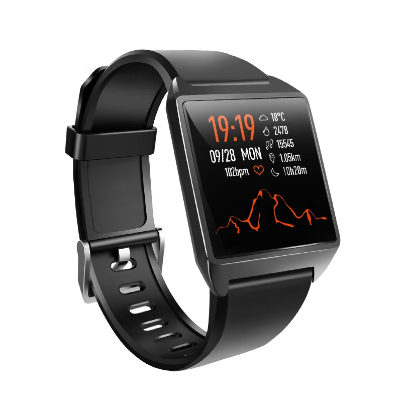 

2019 New Arrival 1.3 Inch Color Screen Smart Bracelet W2 Heart Rate Blood Pressure Blood Oxygen Monitoring Bluetooth Step