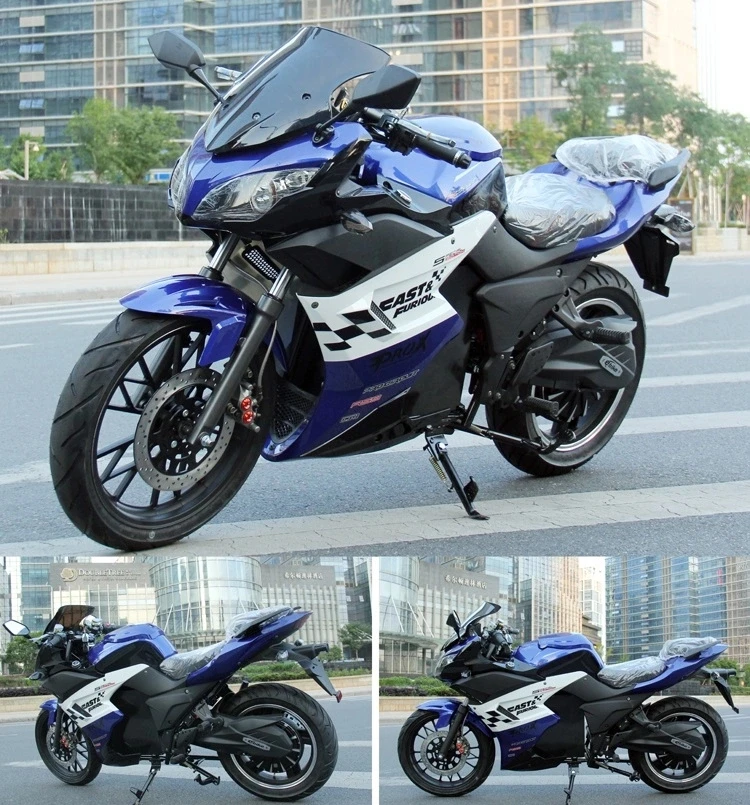 12000w Chinese Electric Motorcycle With High Speed120km/h For Adult