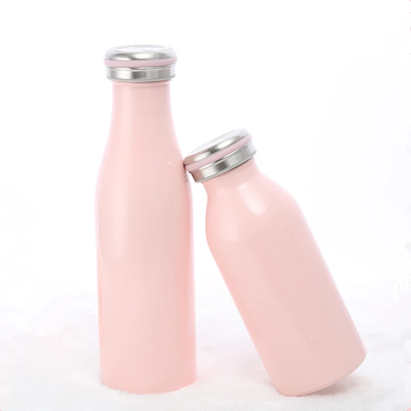 

500ml Thermoses Vacuum Insulated double wall stainless steel water bottle flask water thermos milk bottle, N/a