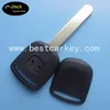 NO Logo transponder car key shell(HON66) with TPX position car key blanks car keys