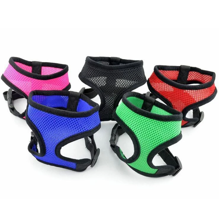 

Pet strap price Fashion netting Dog breasts strap Mesh cloth Chest back cover Netting dog harness custom
