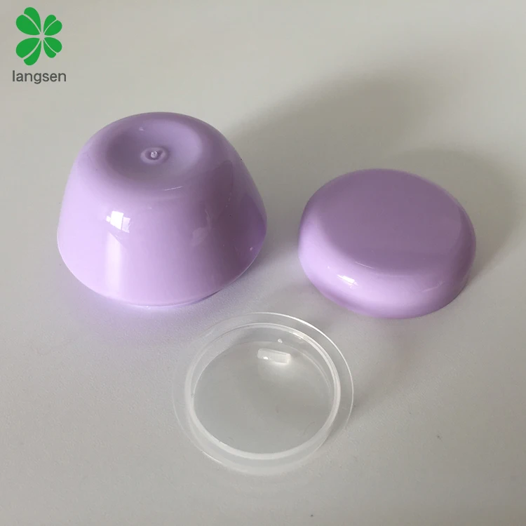 Plastic PP 5g mushroom cosmetic jar