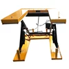 10 ton hydraulic fixed double row shear fork lift platform