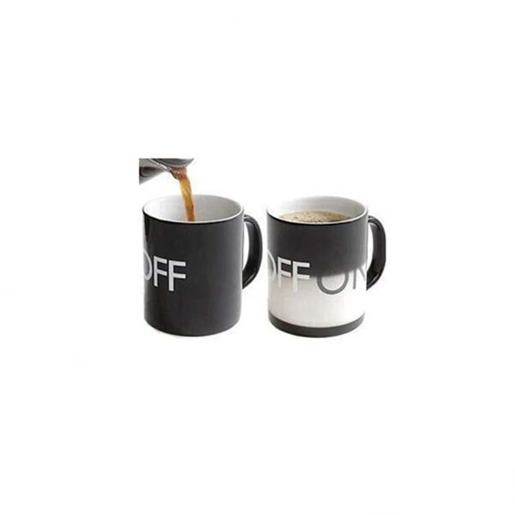 

Customize 11oz Sublimation Black Color Change Mug Magic Coffee Mugs, Customized