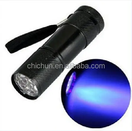 low price money detected 365.370.380.390.395nm black light 9UV led flashlight waterproof flashlightrechargeable led flashlight