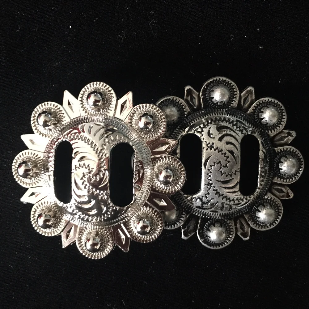 Berry Conchos Saddle Slots Conchos 1 3/4 '' - Buy Western Conchos ...