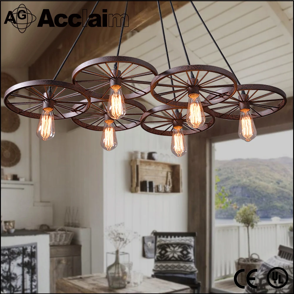 Industrial steampunk retro illuminazione castello lampada a ...