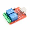 1Pcs Two Channel 5V Relay Module USB Control Switch 2 Way 5V Relay Module Computer Control Switch Board PC Intelligent Control