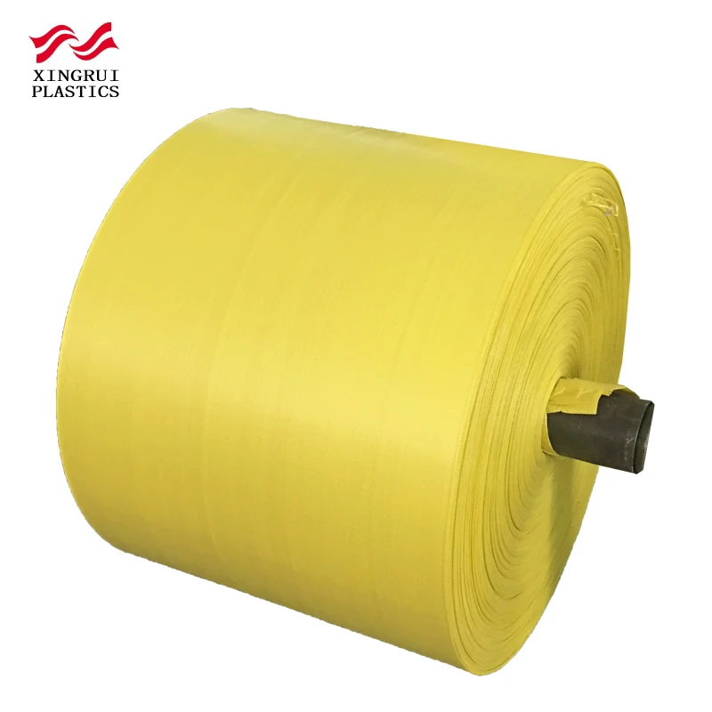 Cheap White Woven Polypropylene Bags Roll Plastic Fabric Roll For