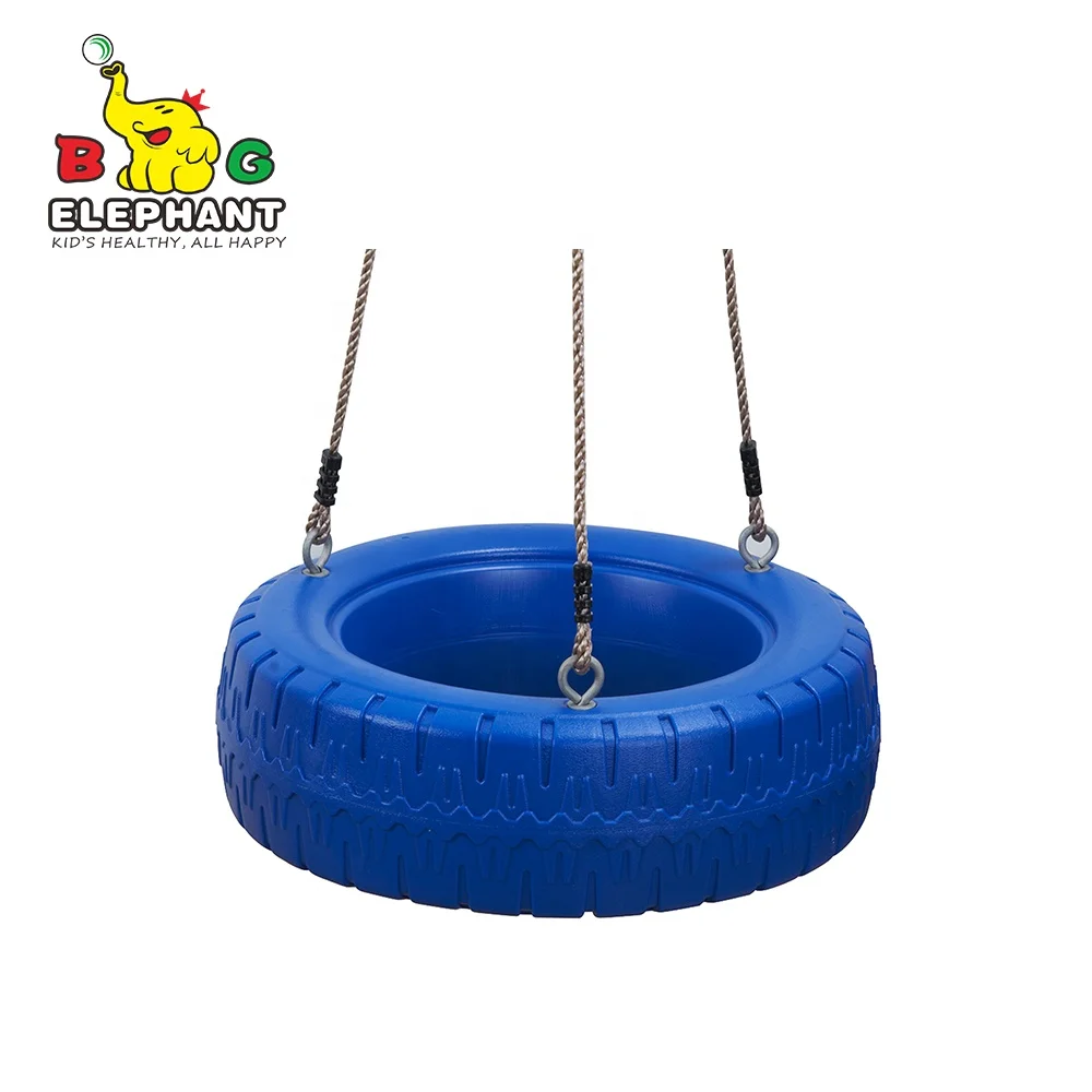 HEAVY DUTY OUTDOOR KIDS TYRE ROPE SWING WITH CHAIN MAX STRENGTH 