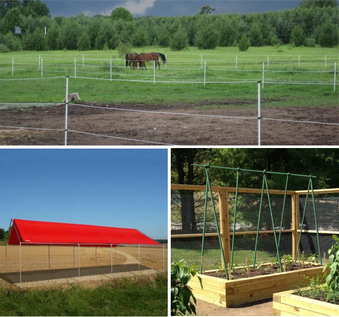 Factory directly sales 14mm 16mm fiberglass rod for agricultural stakes