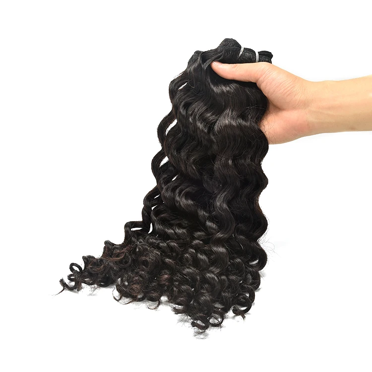 

Large Stocks grade 10a natural human hair extension deep curly brazilian hair extension online sale
