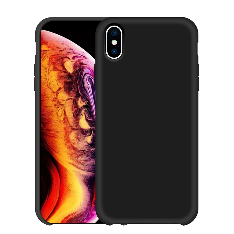 

Protective Slim Liquid Silicone Case For iPhone XR Xs Max