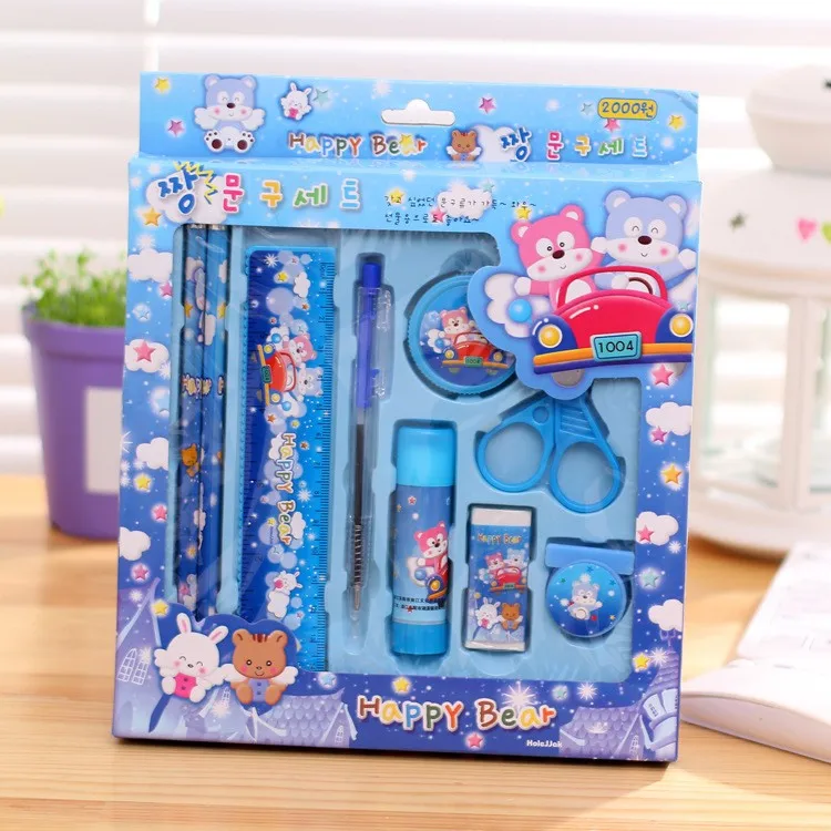 Cute Stationery Set For Kids 9pcs In A Set Ideal Gift For Kids Buy