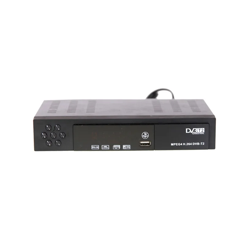 

S1023C TV Receiver DVB T2 FULL HD 1080P USB External IR DVB-T2 Set Top Box for Russia EUROPE Set Top Box Dvb-t2, Black