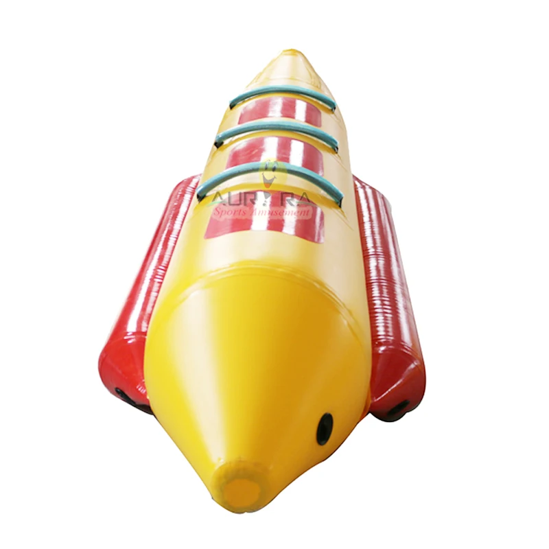 

Best price Single tube design inflatable boat fly fish banana boat for sale, Customized