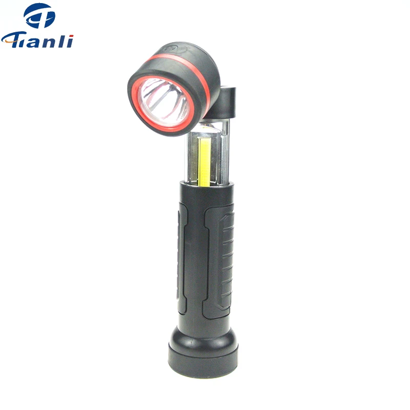 
AAA Batteries Powerful Extendable Worklight LED Light Swivel Torch Flashlight Magnetic Inspection Lamp 