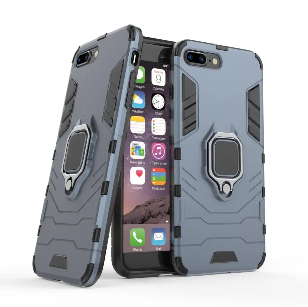 2019 Hot Sell Mobile Phone Case With Built In Kickstand For Iphone XSMAX Iphone XR XS X  5 6 7 8  PLUS