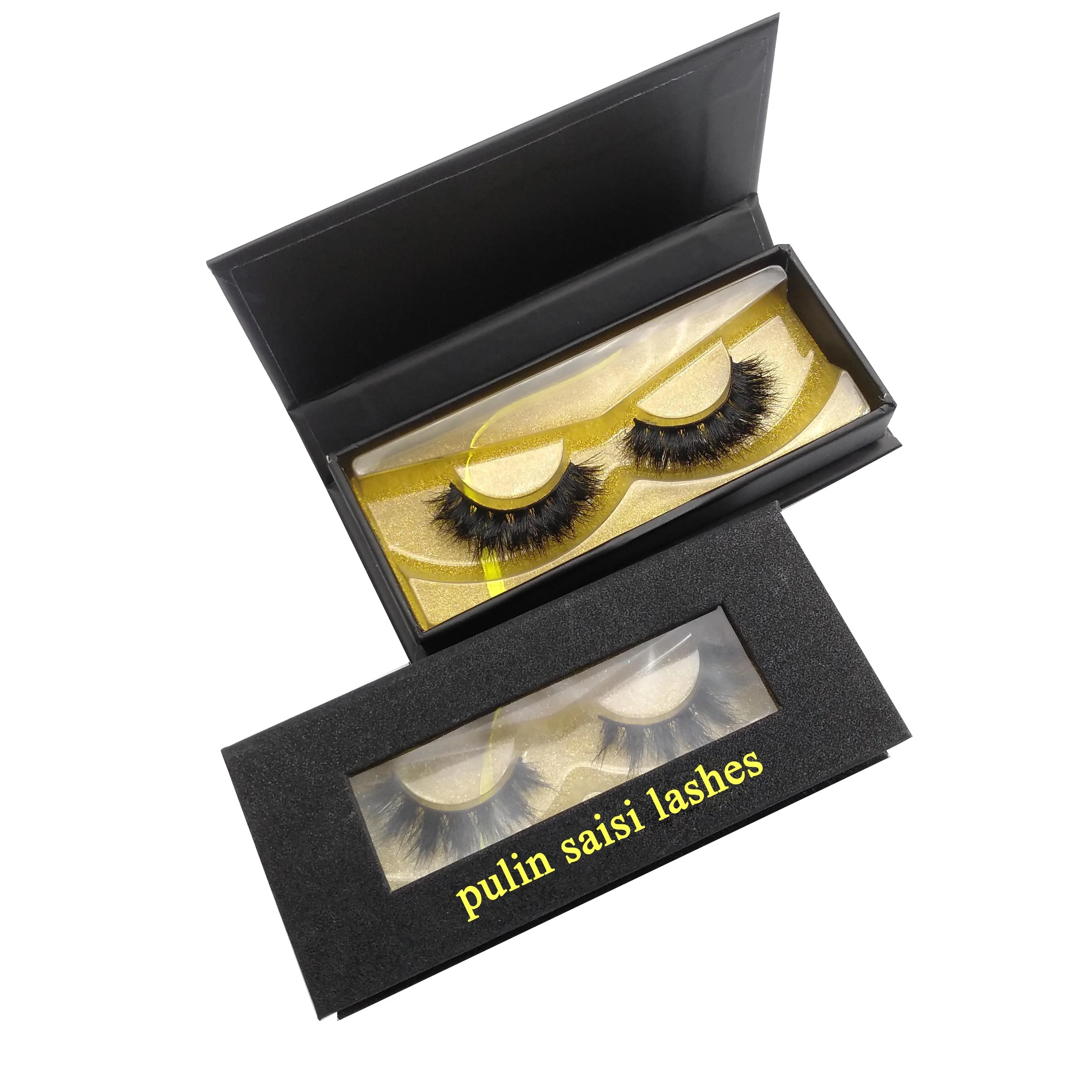 

mink eyelash box packaging custom 3d mink lashes with private label, Natural black 3d mink lashes